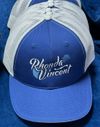 Blue and White Hat (Mesh) - Rhonda Vincent