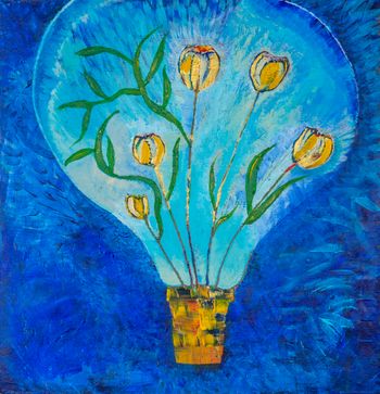 "Electric Bouquet"

by Jamesy the True.

Acrylics on Canvas.
