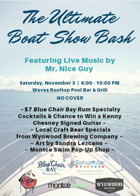 Ultimate Boat Show Bash - Waves Roof Top Bar and Grill- Bahia Mar
