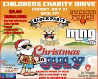 Cagney's Christmas in July Childrens Charity Drive