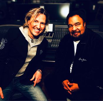 U-Nam & George Duke in studio
