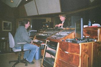 Mychael with Lance Dary in the studio in Nashville, TN.
