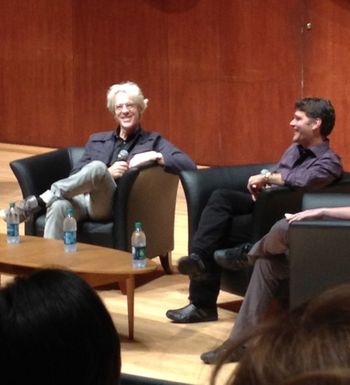 Stewart Copeland giving a lecture at SMU
