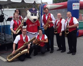 Sultans of Sax at a PawSox Game
