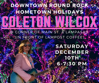 Hometown Holiday Performance in Downtown Round Rock