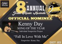 Kenny Day Nominated For Song Of The Year At The Josie Music Awards