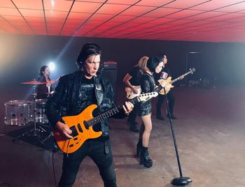 BTS photo from the set of the "Alchemy ft. George Lynch" music video - photo by Grant Wilson
