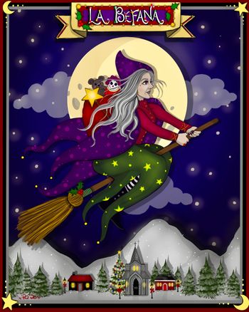 "La Befana" Art by Raven Quinn
