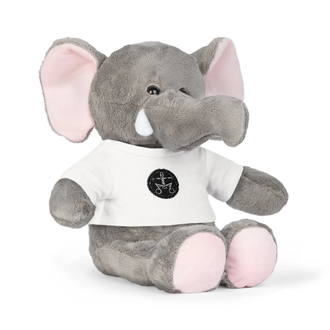 Plushie toy with logo tee: $23.78-$24.68
