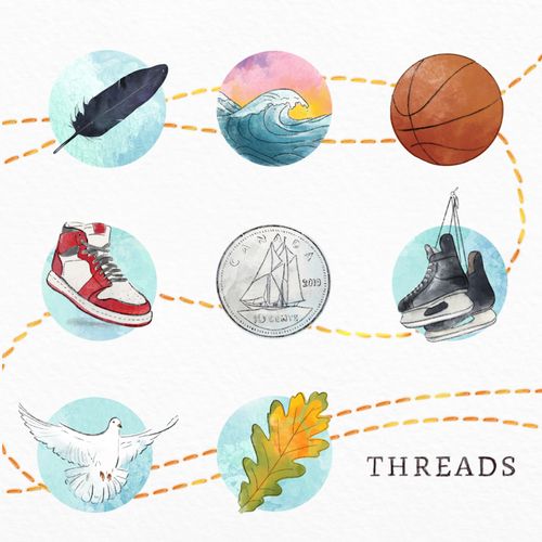 "Threads" will be released June 3rd on Bandcamp! Click the image to visit.
