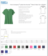 Leaf Short Sleeve V-Neck - Forest Green
