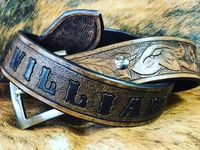 Hand Tooled Belt