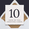 Pack of 10 Greeting Cards