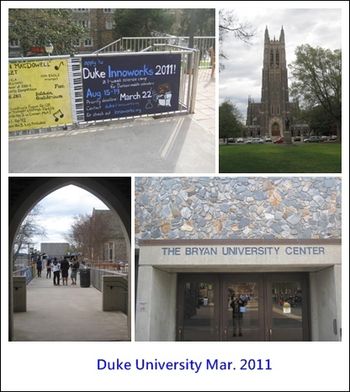 Duke has a sprawling campus
