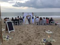 Destination Beach Wedding in Kitty Hawk, NC. Live Steel Drum Player