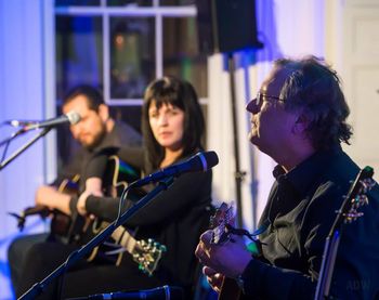 Tango Cafe, Rochester. Photo: Aaron Winters. With David Michael Miller (left) and Michael Jerling (right)
