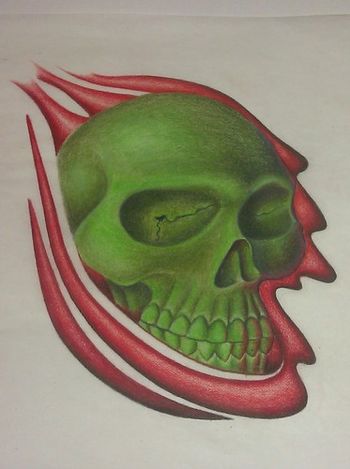 colored pencil
