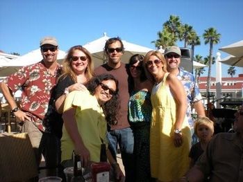 With Jack Johnson at the Hotel Del Coronado
