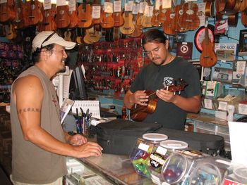 Ukulele shopping
