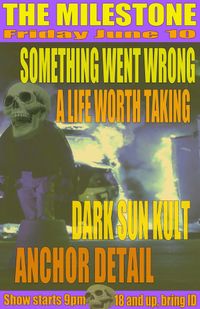 A Life Worth Taking; Something Went Wrong; Dark Sun Kult Anchor Detail; 