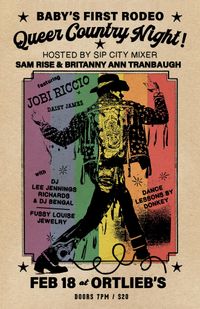 Baby's First Rodeo Queer Country Night with Sam Rise & Jobi Riccio (full band show)