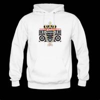 White Rapfiendradio Hoodie