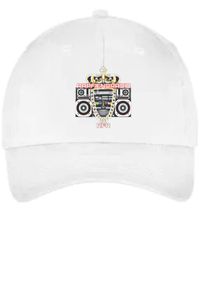 White Rapfiendradio Baseball hat