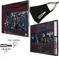 Live At Alpha Wave Studios DISCOGRAPHY BUNDLE (THREE ALBUMS) (Autographed limited edition with bonus tracks, Face Mask and Guitar Pick) by Reality Suite