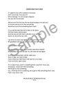 SOMETHING THAT'S NEW - Lyric Sheet