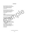 FOR ALL YOU DO - Lyric Sheet