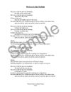 HIS LOVE IS LIKE THE RAIN - Lyric Sheet