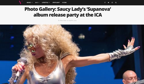 Photo Gallery: Saucy Lady’s ‘Supanova’ album release party at the ICA