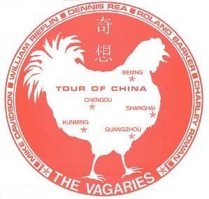 The Vagaries 1991 China Tour t-shirt design by Francesca Sundsten
