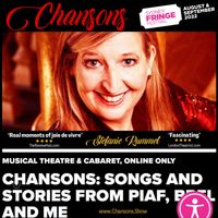 Chansons - Songs & Stories from Piaf, Brel & Me - Show or Cabaret about living in France -  Multi-award winner, singer, musical theatre actress - Stefanie Rummel 