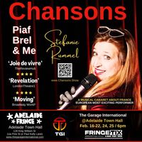 Chansons - Piaf, Brel & Me - A Musical Cabaret about France -  Multi-award winner, singer, musical theatre actress - Stefanie Rummel 