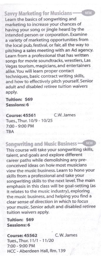 Savvy Music Classes HCC
