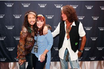 Steven Tyler,Linda Suzanne and Joe Perry

