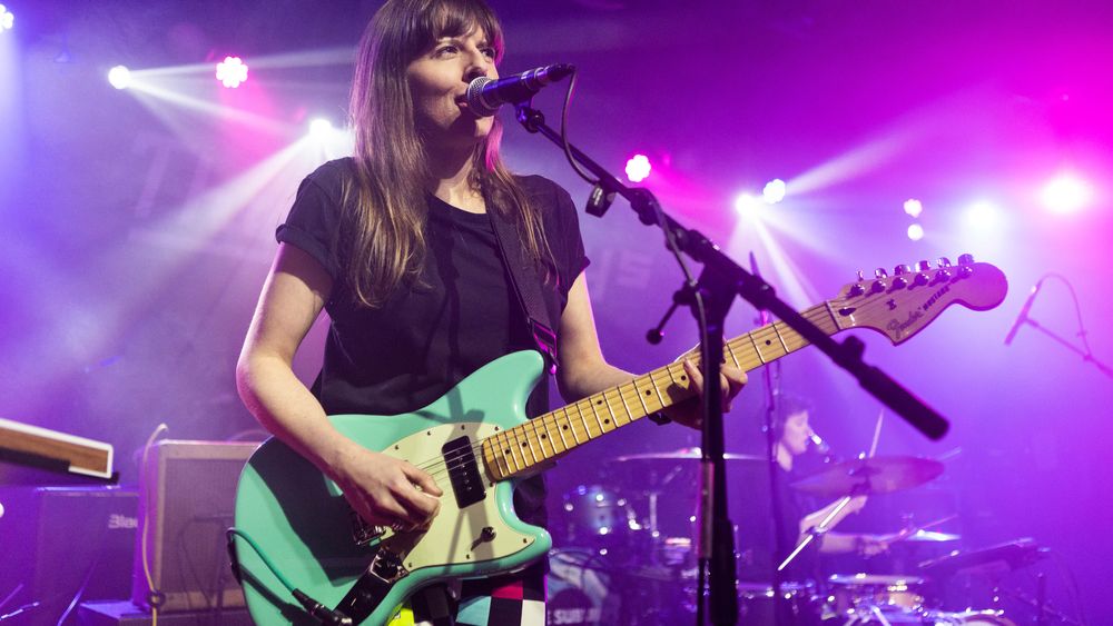 CATBEAR playing live at Scala London on 2nd February 2023 supporting The Subways - Zoe Konez on guitar and Sarah Smith on drums