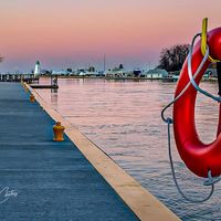 Pier at Sunset Port Dalhousie