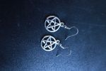 Pentagram Earrings (silver)