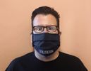 NEW Face Masks - Black Material/Black Ties