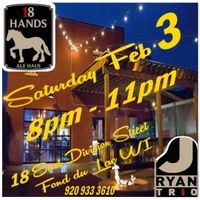 J Ryan Trio - Fondy! at 18 Hands Alehaus