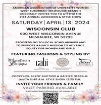 AAUW Spring Fling Style Show - at the Wisconsin Club