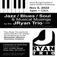 A jazz workshop with the J Ryan Trio