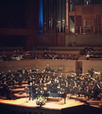 in concert with the Dallas Winds
