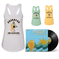 PDA Castaway Ladies Racerback Tank + FREE Songs In The Key of Sea vinyl LP Bundle