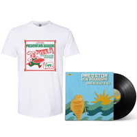 PDA Pizza Box Tee + FREE Songs In The Key of Sea vinyl LP Bundle