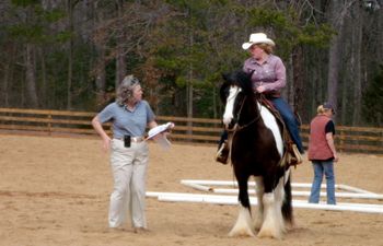 Griffie gets pointers from the Judge
