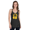 *Glycerine headphone" Raceback Tank-Top