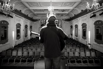 Soundcheck,
Bush Hall, London, 19th December 2023,
Photograph by Geert Braekers
